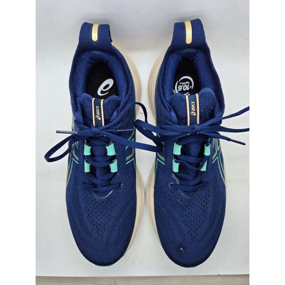ASICS Gel-Nimbus 26 Shoes Women's 9.5 Blue Running Athletic Distance Sneakers - Picture 4 of 9